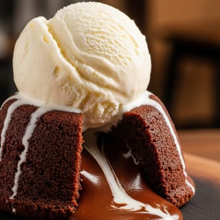 Chocolate Molten Cake Ice Cream